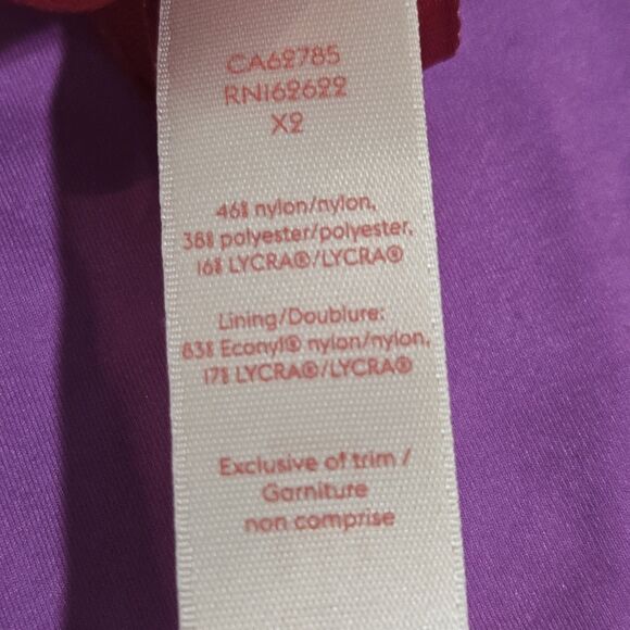 NEW Left On Friday Hi Tide Bikini Bottom XS Punch Fuchsia Pinup Beach Swimsuit - Picture 7 of 13